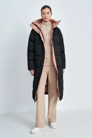 Пуховое пальто Finn Flare, 200 black, арт. FAE110183