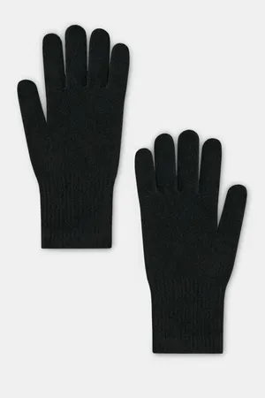Перчатки Finn Flare шерстяные, 200 black, арт. FWC11300