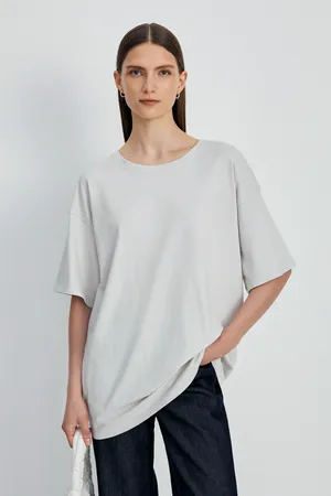 Футболка Finn Flare oversize, 208 smoke, арт. BAS-100107
