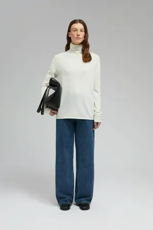 Водолазка Finn Flare из шерсти и кашемира, 711 milk, арт. FAF11159