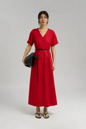 Платье миди Finn Flare, 300 red, арт. FSG110145