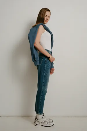 Джинсы Mom Fit Finn Flare, 1251 denim, арт. FAD15003
