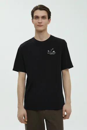 Футболка Finn Flare с принтом, 200 black, арт. FBF210106