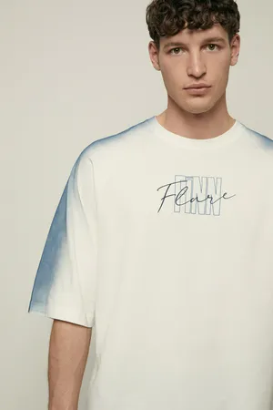 Футболка Finn Flare оверсайз, 201 white, арт. FSF21047